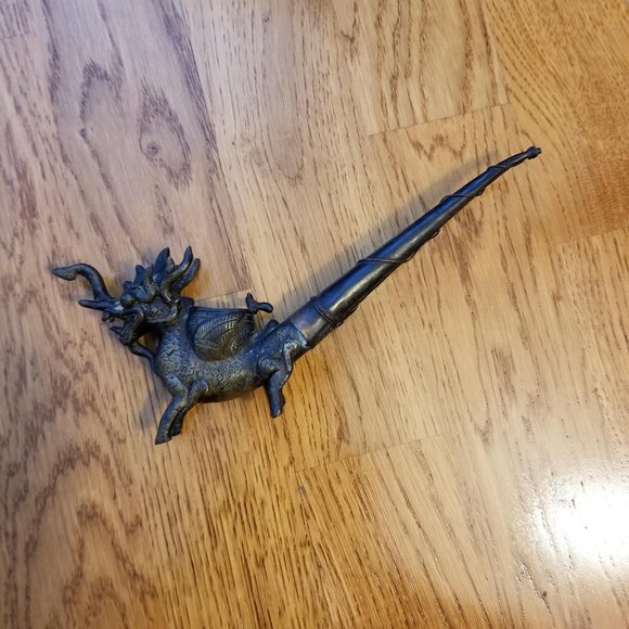 VINTAGE THAI DRAGON PIPE - decorative - Picture 1 of 8